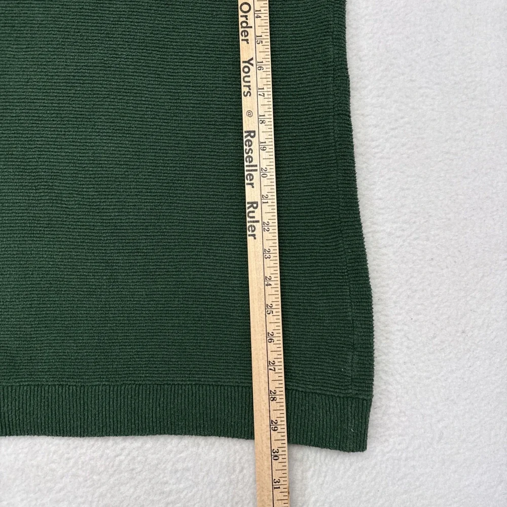 Free People Ottoman Slouchy Tunic Sweater Size Medium Green Oversized Mock Neck